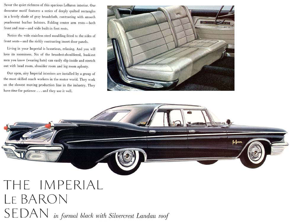 1960 Chrysler Imperial Brochure Page 5